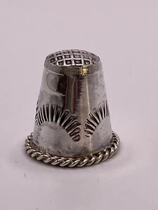 Vintage Sterling Silber Indianer Navajo Fingerhut 3,33 g - Bild 1 von 7