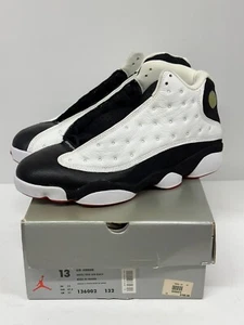 ORIGINAL 1997 Air Jordan 13 HE GOT GAME White/Red/Black 136002-132 DEADSTOCK - Picture 1 of 24