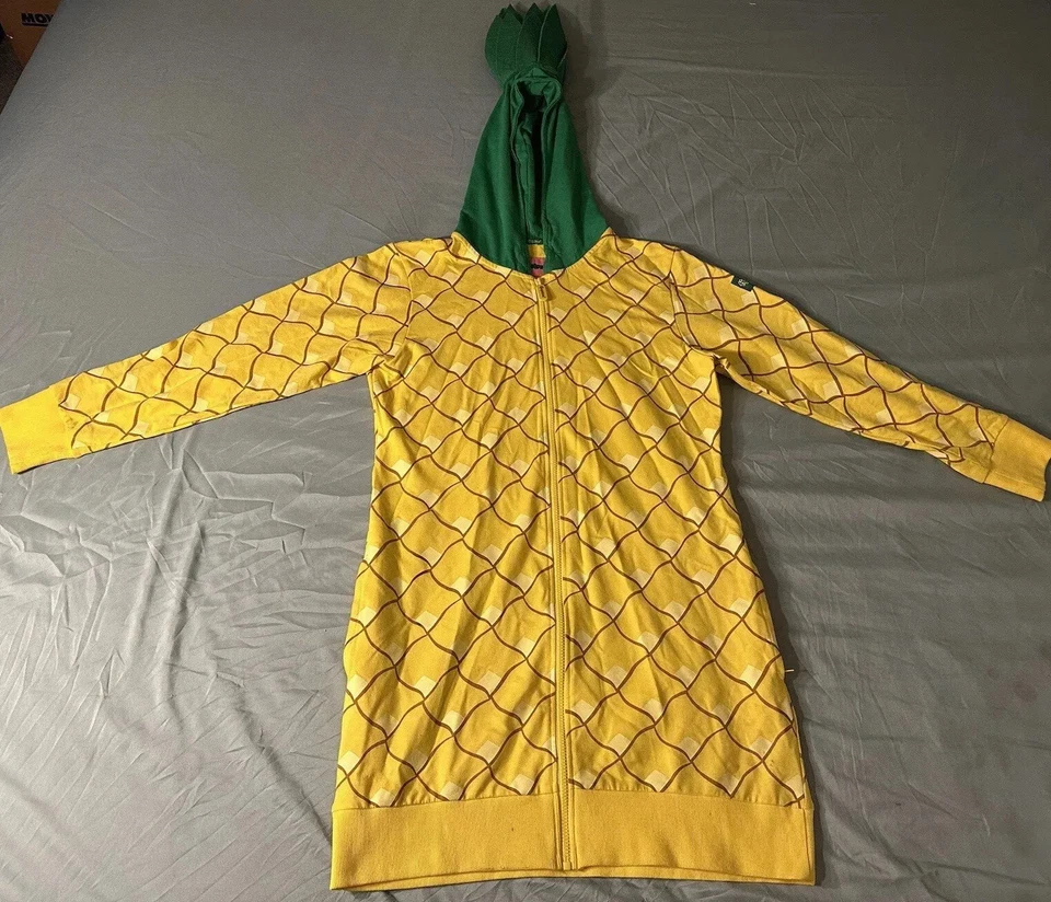 Tipsy Elves Pineapple Halloween Hoodie Costume : XL Yellow - Image 1 of 4