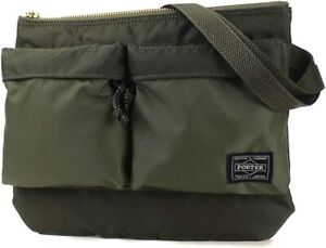 Yoshida Kaban Porter Force Shoulder Bag Men's Military  855-05458 Olive Drab