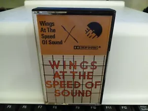 WINGS. " WINGS AT THE SPEED OF SOUND " CASSETTE UK 1976. EMI LABEL. - Picture 1 of 4