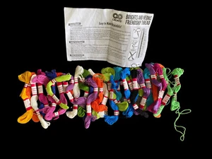 New Friendship Bracelet Thread 33 Unit Floss embroidery cross stitch multicolor - Picture 1 of 5