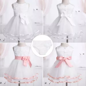 Baby Mädchen Taufkleider Blume Taufe Geburtstag Fest Kleid Hochzeit Partykleid - Bild 1 von 62