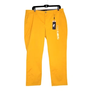 Tommy Hilfiger Heritage Hampton Chino Size 16 Stretch Chino NWT Mustard Yellow - Picture 1 of 6