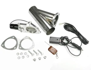 Acero Inox. las Válvulas de Escape + Control Remoto Universal - 3" Pulgadas = - Imagen 1 de 4