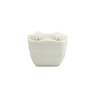 Baintech Surface Mount Double Ciga Socket White - Picture 1 of 1