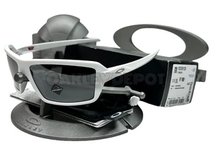 ✅🕶️ OAKLEY CABLES 009129 MATTE WHITE/PRIZM BLACK POLARIZED SUNGLASSES (122) - Picture 1 of 10