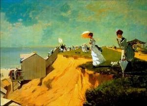 Winslow Homer - Long Beach Postcard. National Gallery Australia Painting Art. - Picture 1 of 2