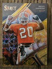 2023 Panini Select Draft Picks Brian Dawkins Gold Lazer Prizm #181 Field Level