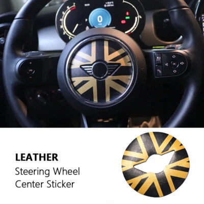 Adesivi Volante Jack Oro per Mini Cooper F54-F60 2019-2023 Accessori - Immagine 1 di 4