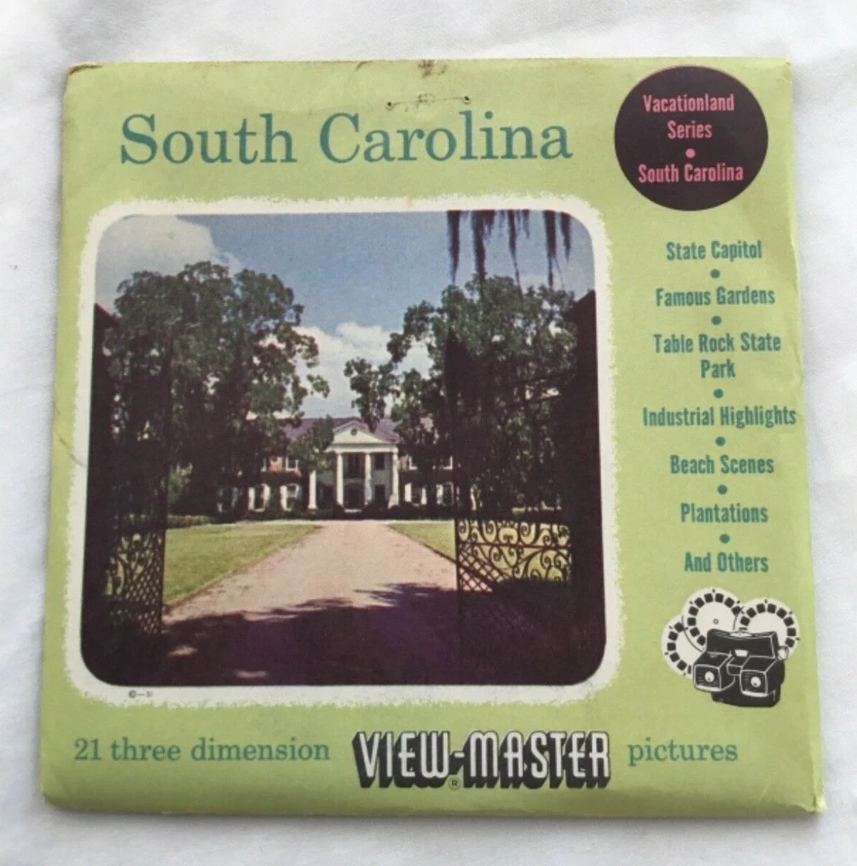 South Carolina   View Master  S3  Packet  1954 - Image 1 of 1