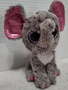 Ty Beanie Boos Specks The Elephant Plush Glitter Eyes 2016 / 6" - Picture 1 of 5