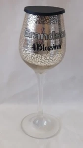 Enlightened Wishes LED Decorative Wine Glass Light - Grandson - Bild 1 von 4