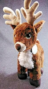 Build A Bear Donner Reindeer 17" Collar and Tag Christmas Santa - Picture 1 of 7