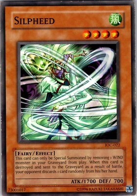 Yu-Gi-Oh TCG Silpheed IOC-022 Unlimited Regular Common Card Played LP - Image 1 of 2