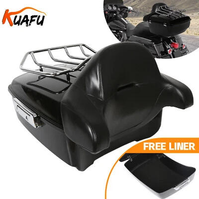 For 2014-2024 Harley Davidson Touring Street Road Glide King 13.7" Luggage Trunk - Image 1 of 4