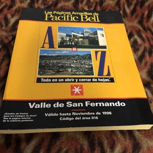 San Fernando Valley Gelbe Seiten Pacific Bell 1998 Spanisch Sprachtelefon - Bild 1 von 20