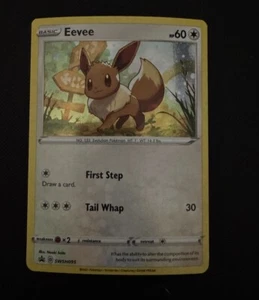 Eevee SWSH095 SWSH: Sword & Shield Promo Cards Holo Pokemon Card [cosmo Holo] - Picture 1 of 2
