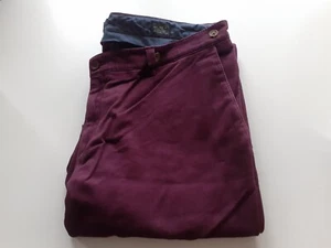 Bordeauxrote Hose, Brax, Fabio In, Slim, Größe 26, Herren - Bild 1 von 6