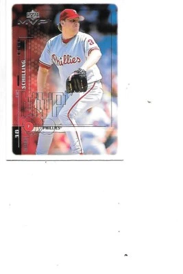 Curt Schilling 1999 Upper Deck MVP Baseball Card #155 Philadelphia Phillies - Image 1 of 2