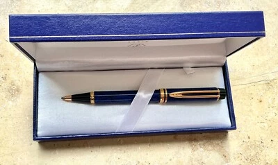 SHOPRETOURE! WATERMAN Man Kugelschreiber, blau marmoriert - Bild 1 von 2