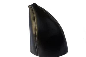 Fits 11-17 Jeep Wrangler Synthetic Leather Manual Shift Boot Gray Stitch - Foto 1 di 1