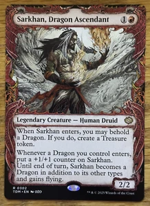 MTG Tarkir Dragonstorm, Sarkhan, Dragon Ascendant - Showcase Borderless - Bild 1 von 1