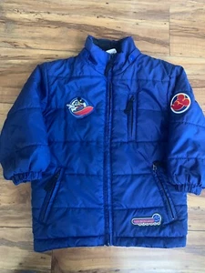Disney Store Mickey Big Air Snowboarding Skiing XS Insulated Kids Jacket Blue - Picture 1 of 10