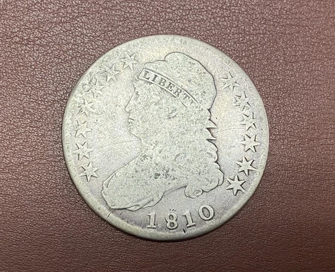 1810 U.S Silver Bust Half Dollar**** Cover
