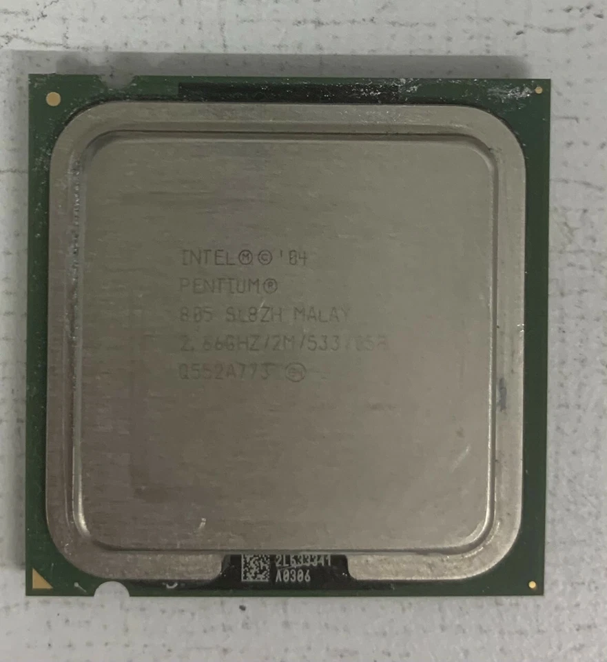 Intel Pentium D 805 SL8ZH 2.66GHz/2MB/533MHz Zócalo / Zócalo LGA775 64-Bit CPU - Imagen 1 de 1