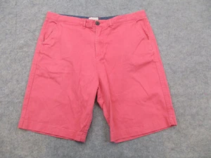 Jachs Shorts Mens 36 Pink Chino Flat Front Straight Adult Casual 9" - Picture 1 of 9