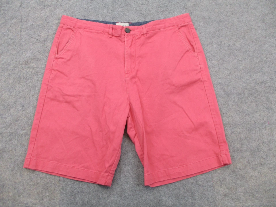 Jachs Shorts Mens 36 Pink Chino Flat Front Straight Adult Casual 9" - Image 1 of 4