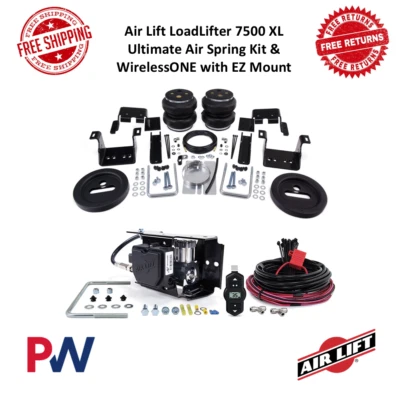 Kit de compresor Air Lift 7500 XL Air Spring & WirelessONE EZ para Silverado Sierra Foto 1 de 4