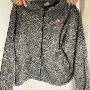 Herren 2XL Marine Corps Jacke Grau Reißverschluss Hergestellt in den USA - Bild 1 von 8