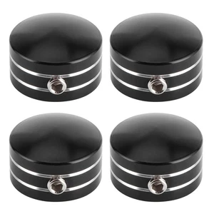 Ι Black 4pcs Engine Cover Head Topper Cap Fit For XL883/Big Twin 1340 - Picture 1 of 12