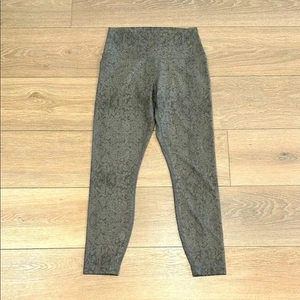 Leggings YOGALICIOUS verdi stampati morbidi vita alta yoga allenamento attivo taglia M - Foto 1 di 10