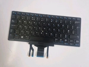 Dell Latitude 5480 5490 UK Backlit Keyboard With Trim 0K9V28 - Picture 1 of 3