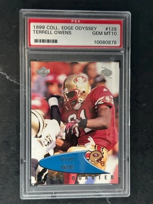 1999 COLL. EDGE ODYSSEY TERRELL OWENS #128 GEM MT10 - Image 1 of 2