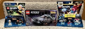 LEGO Back to The Future DeLorean 77256 71201 71230 Dimensions Lot Sealed New