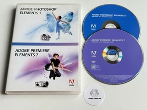Adobe Photoshop Elements 7 + Premiere Elements 7 - Logiciel PC - Avec Clés - Photo 1/4