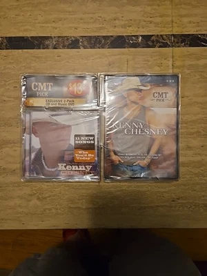 CMT Pick ~ Exclusive 2-Pack: KENNY CHESNEY (DVD/CD, 2005, CMT/BNA) Sealed New Foto 1 de 2