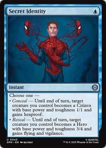 x4 NM (Playset) Secret Identity, MTG, Marvel's Spider-Man, Magic, 43 - Picture 1 of 1