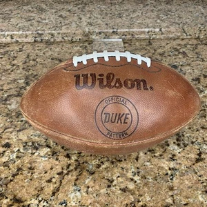 Vintage Wilson Leather Football - Rare - “The Duke” 1960s, WILL NOT HOLD AIR!!! - Picture 1 of 10