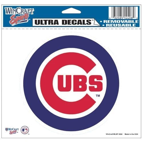 Chicago Cubs Decal 5x6 Ultra Color - Image 1 of 1