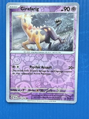 Girafarig 066/162 SV05: Temporal Forces Reverse Holo - Image 1 of 2