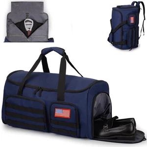 3-in-1 Tactical Garment Bag For Men,55L Large Capacity Convertible Suit Bag,G... - Picture 1 of 7