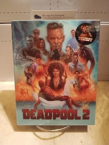 Deadpool 2 4K Double Lenticular SteelBook UHD Blu-ray [2018] Blufans ShipNextDay - Picture 1 of 7