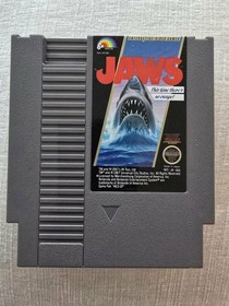 Jaws Nintendo NES Authentic Game Cartridge Tested Working