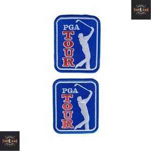 LOT OF (2) GOLF PGA TOUR PATCH / PATCHES LOGO IRON-ON - Picture 1 of 5