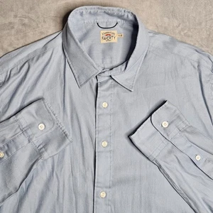 Faherty Movement Hemd Herren XL blau Knopfleiste leicht Performance Stretch - Bild 1 von 12